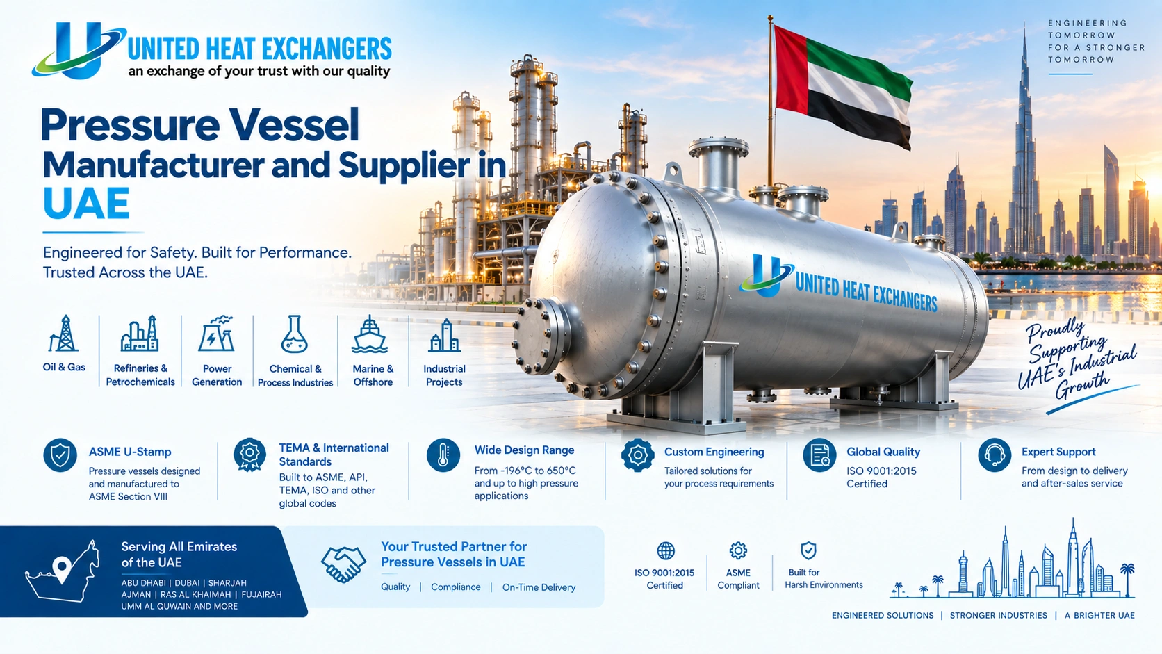Pressure Vessel Manufacturer in UAE