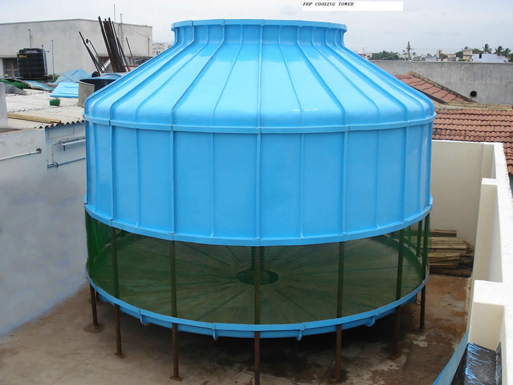 round shape cooling tower