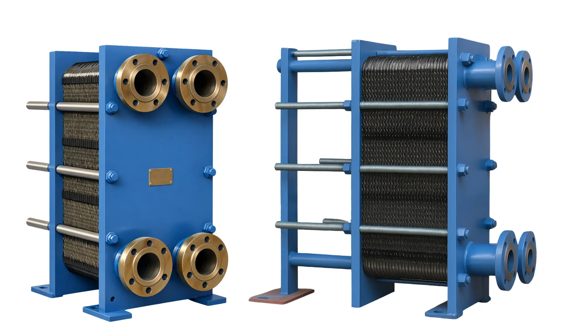 plate type heat exchangers