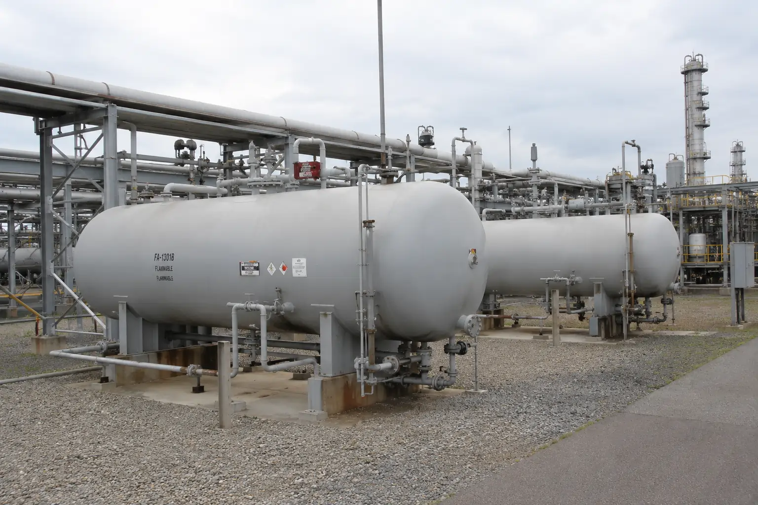 Custom pressure vessel manufactured by United Heat Exchangers India